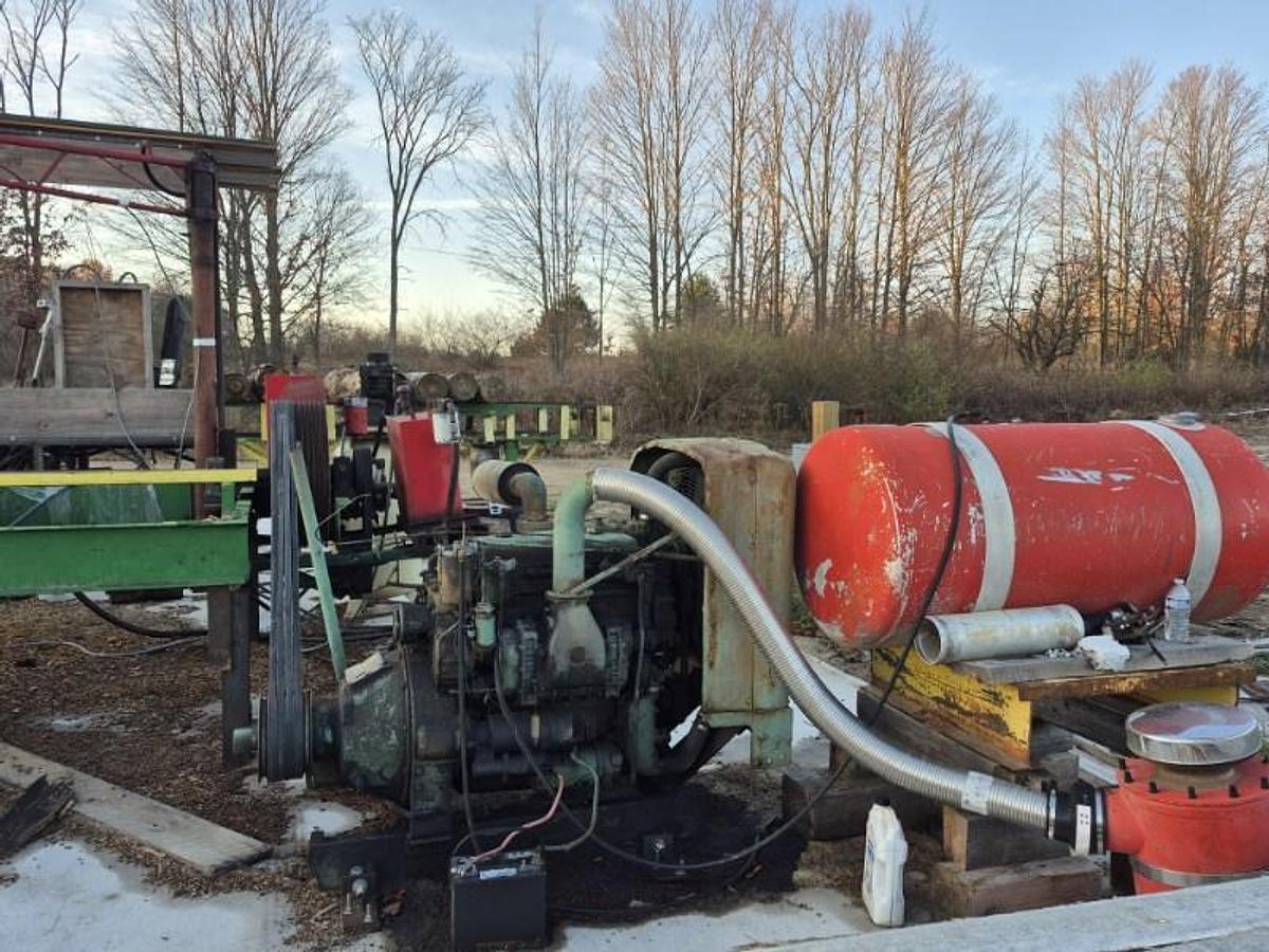 Used Right Hand Circular Sawmill Setup