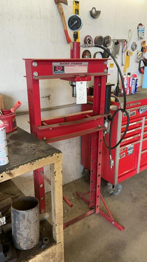 Used 20 Ton Shop Press