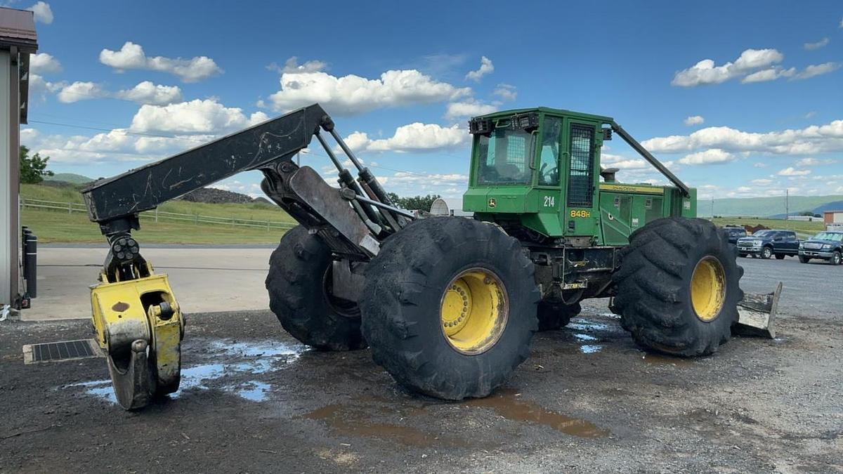 Used 2012 John Deere 848H Grapple Skidder