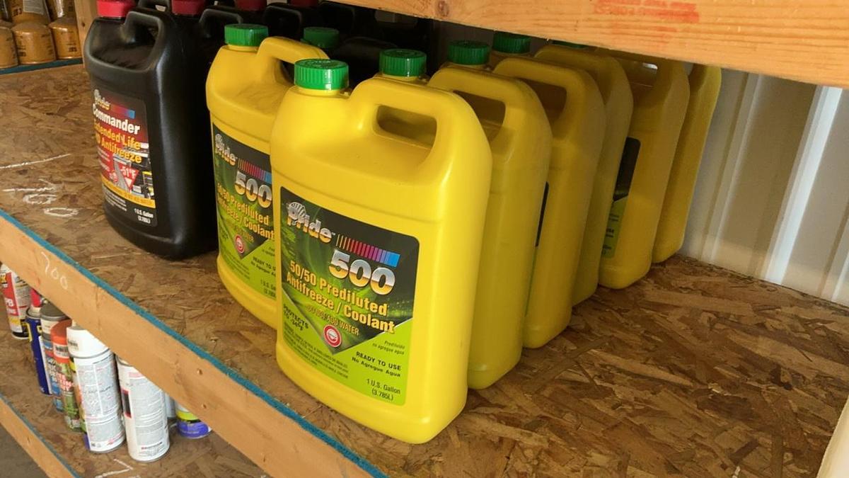Used 16 Gallons of Prediluted Antifreeze/Coolant