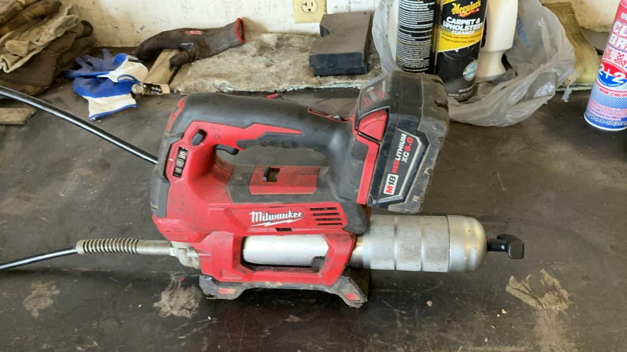 Used Milwaukee Cordless Grease Gun