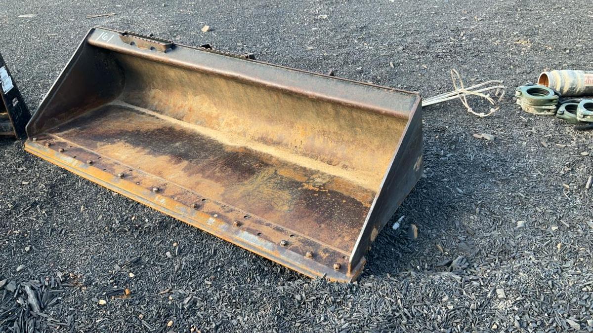 Used 78” Cat Skid Steer Bucket