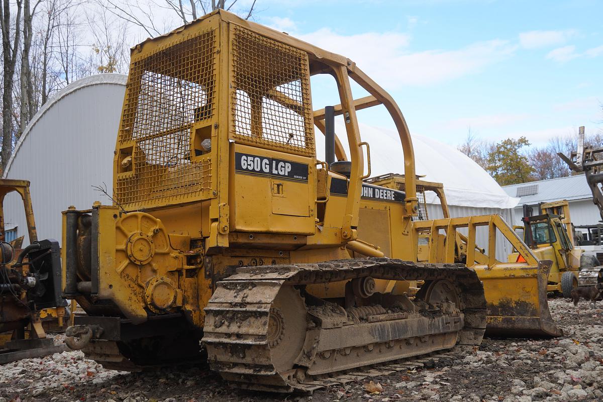 Used 650G LGP John Deere Track Cable Skidder