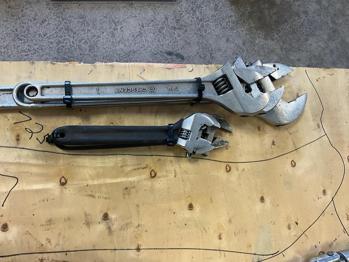 Used Adjustable Crescent Wrenches