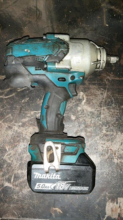 Used Makita Reciprocating Saw, Impact Driver, and Battery Charger