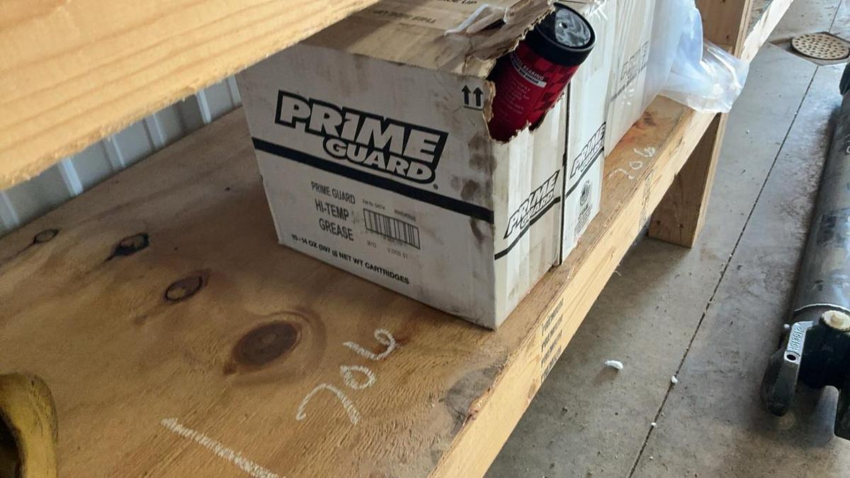 Used Prime Guard High Temp. Red Grease
