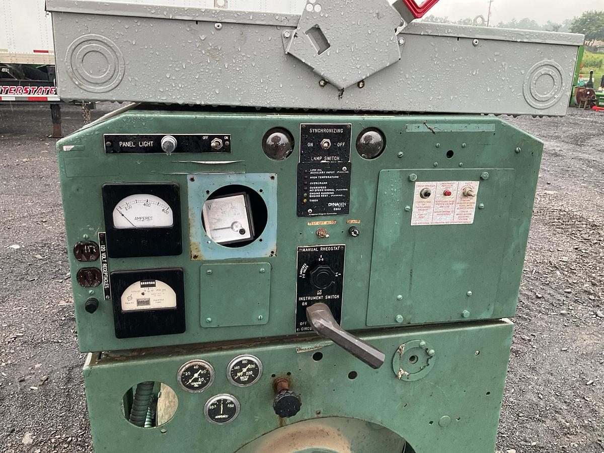 Used Detroit 671 100 KW Genset with Delco A.C. Y1-4634 Generator