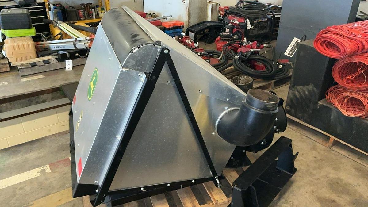 Used John Deere BUC10858 Grass Collector Attachment