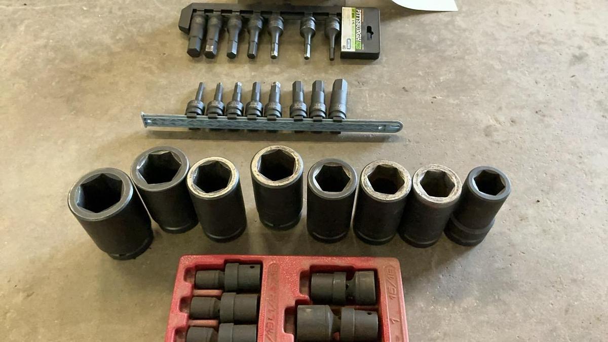 Used Socket Sets and Hex Wrenches
