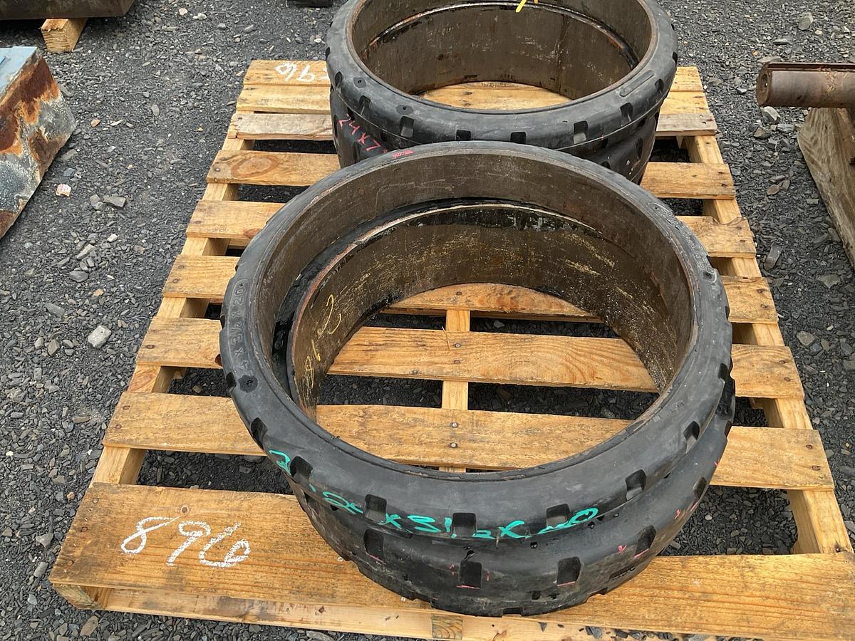 Used Forklift Wheel Replacement Tires