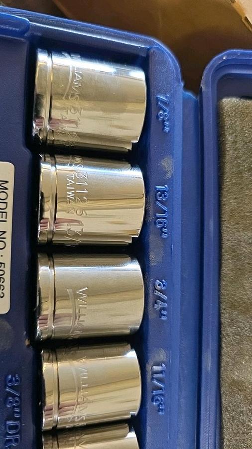 Used Williams Socket Sets and Screwdrivers