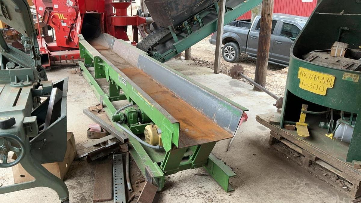 Used Precision Husky 16FT Vibrating Conveyor