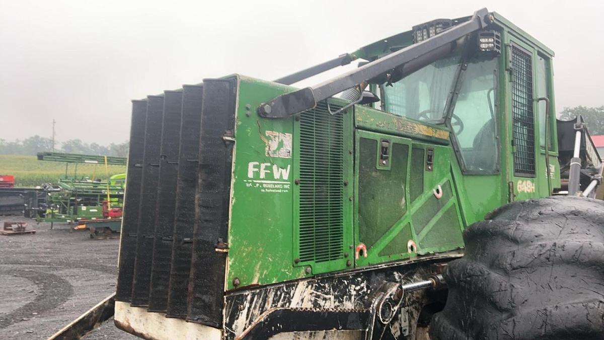 Used 2014 John Deere 648H Grapple Skidder