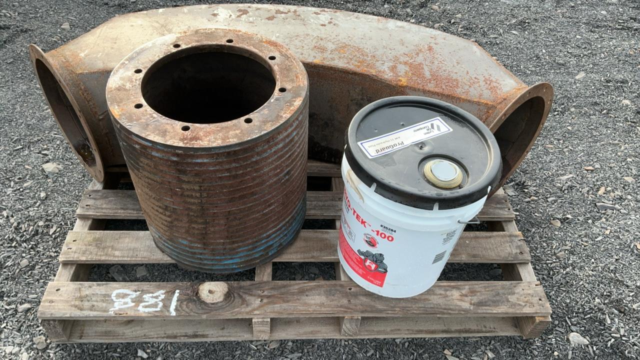 Used Cable Drum and Elbow