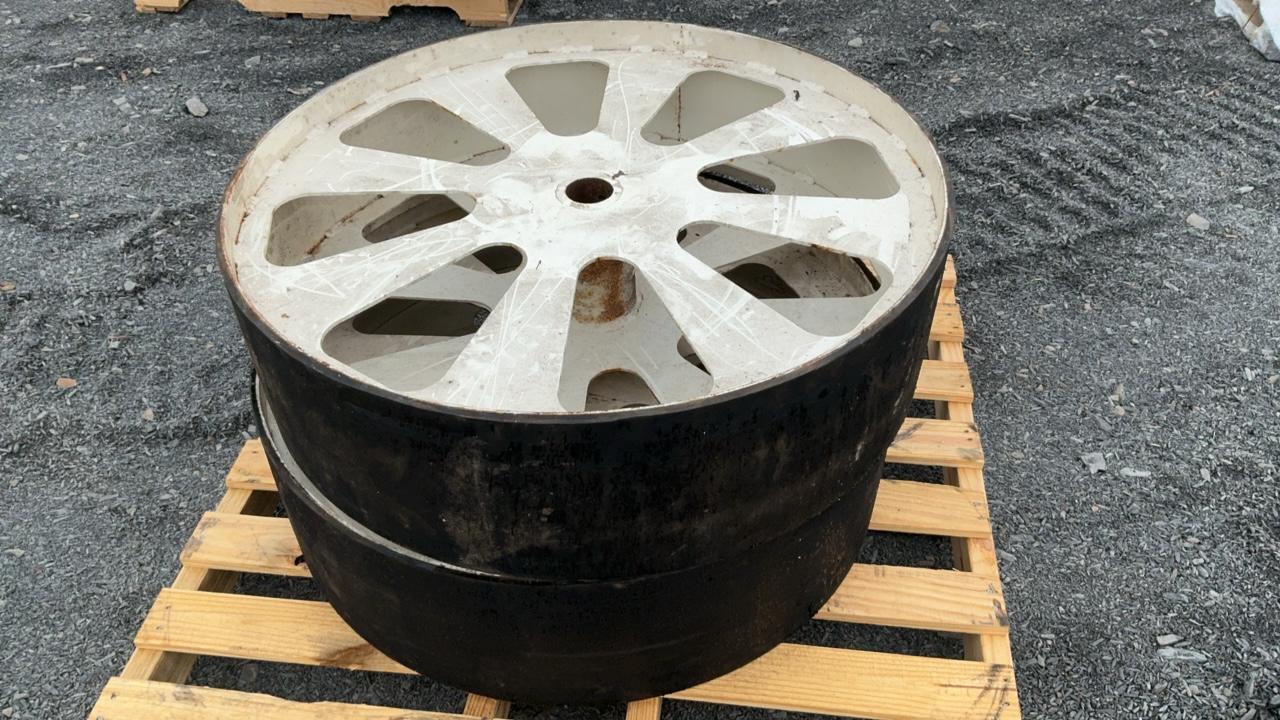 Used Rubber Coated Wheels