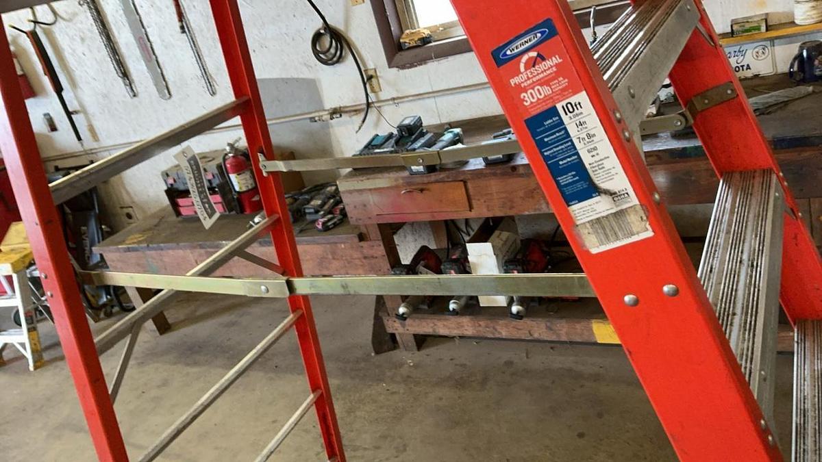 Used Werner 10’ Stepladder
