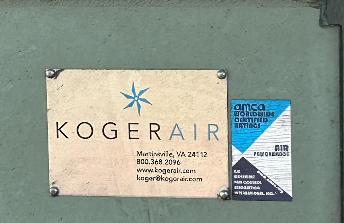 Used Koger Air Blower