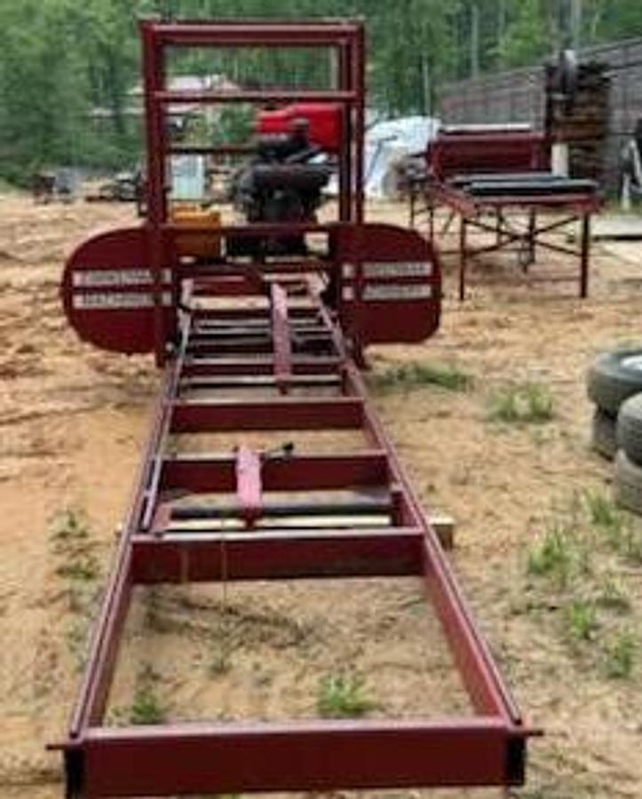 Used Zimmerman Machinery Horisonial Bandmill + A 2 Blade Edger