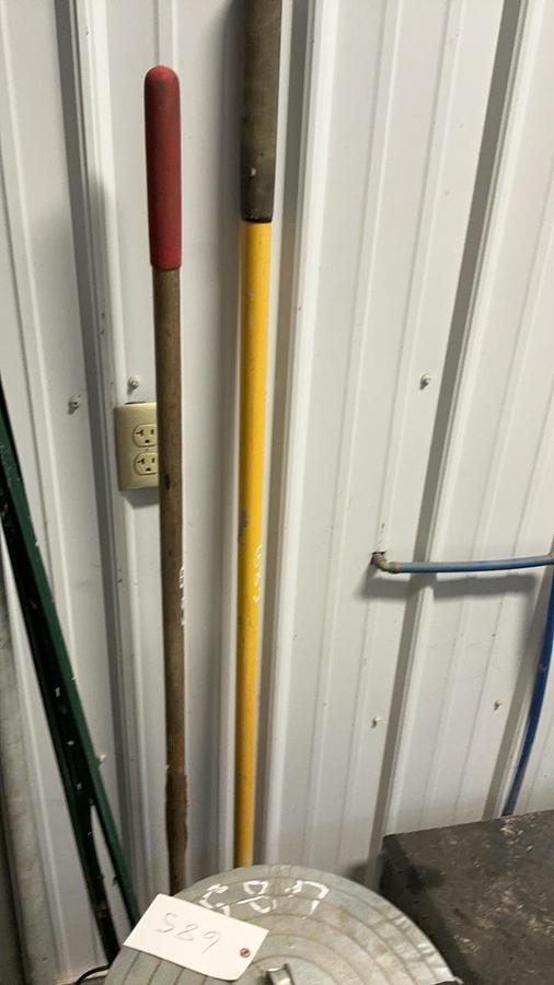 Used Chapin Professional Broadcast Hand Seeder, Grass seed, and Rakes