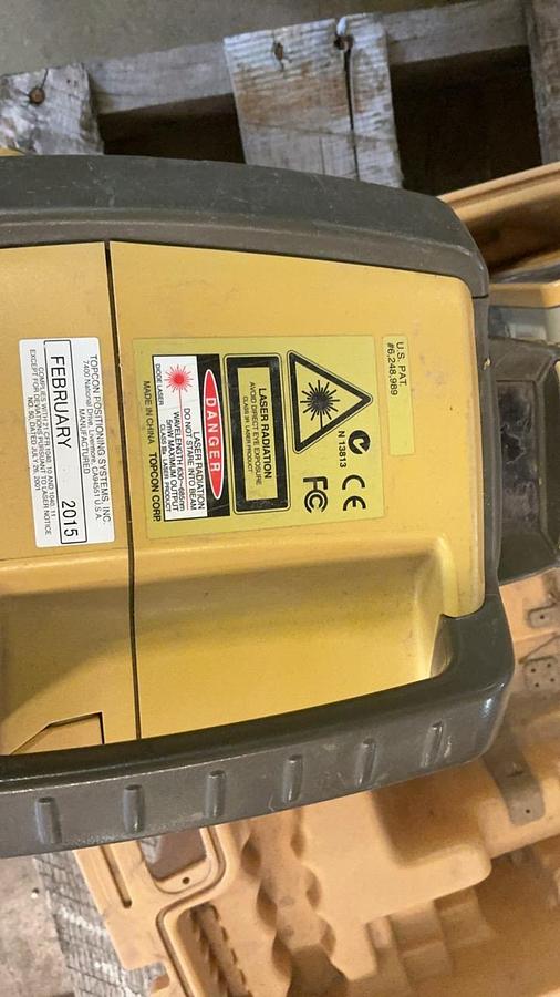 Used 2015 Topcon Laser Level