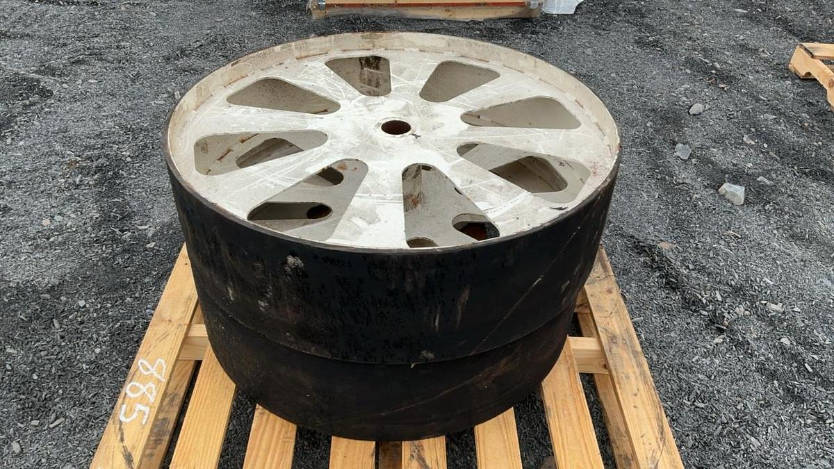 Used Rubber Coated Wheels