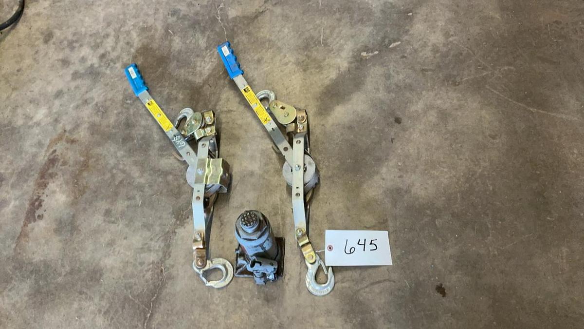 Used Winches and Bottle Jack