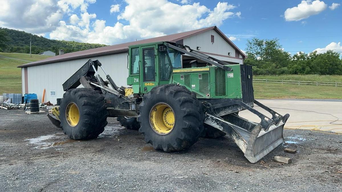 Used 2012 John Deere 848H Grapple Skidder