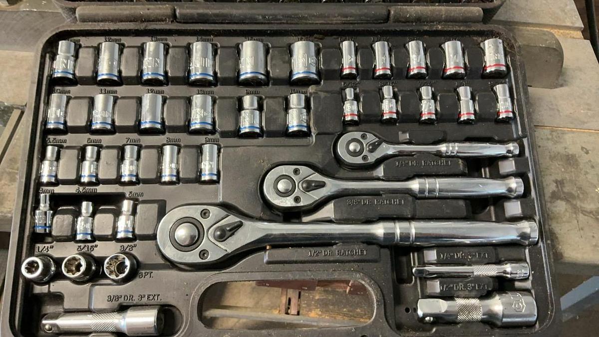 Used Truck Tool Box and Contents