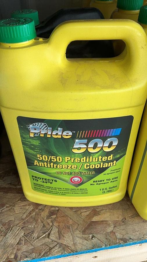 Used 16 Gallons of Prediluted Antifreeze/Coolant