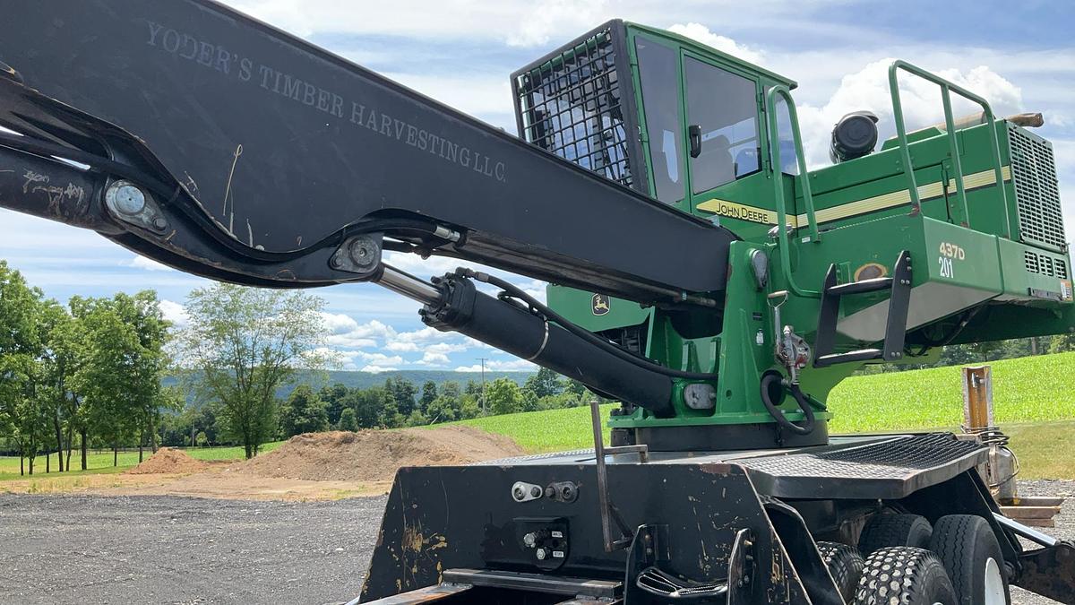 Used 2015 John Deere 437D Knuckleboom Loader