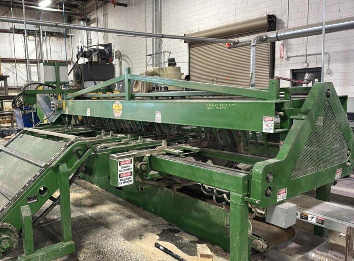 Used 5 Blade Morgan Double End Trimsaw