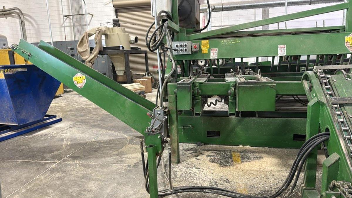 Used 5 Blade Morgan Double End Trimsaw