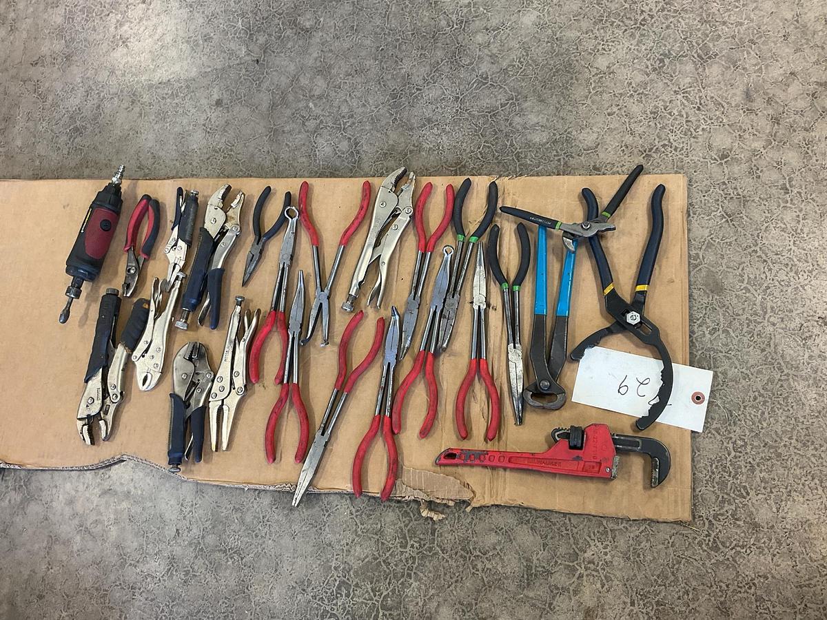 Used Vise Grips and Pliers