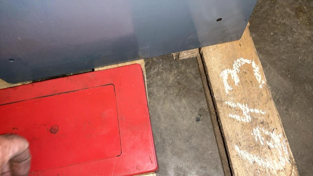 Used Storage Bin and Tools