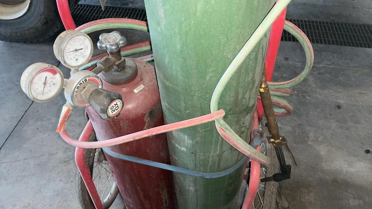 Used Cutting Torch Set on Cart