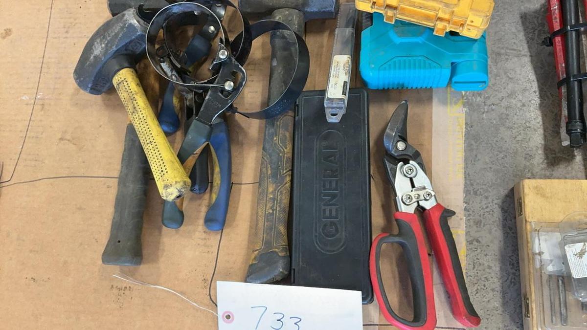 Used Filter Wrenches, Sledges, and Various Tools
