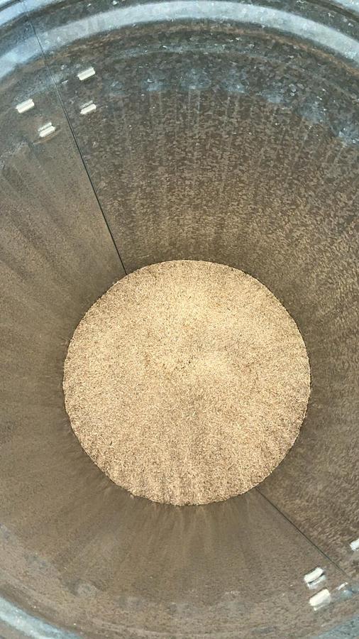 Used Chapin Professional Broadcast Hand Seeder, Grass seed, and Rakes