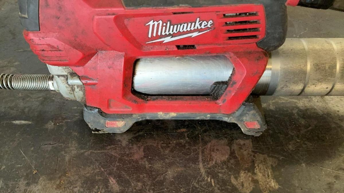 Used Milwaukee Cordless Grease Gun