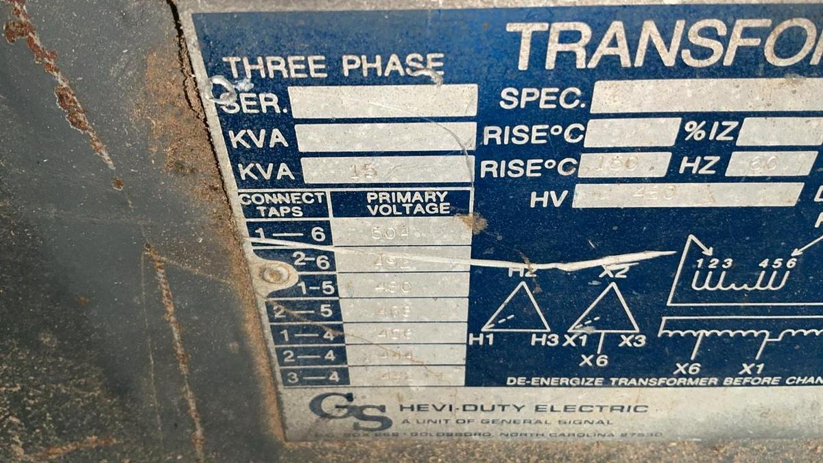 Used Allen Bradley Centerline Motor Control Center and Transformer