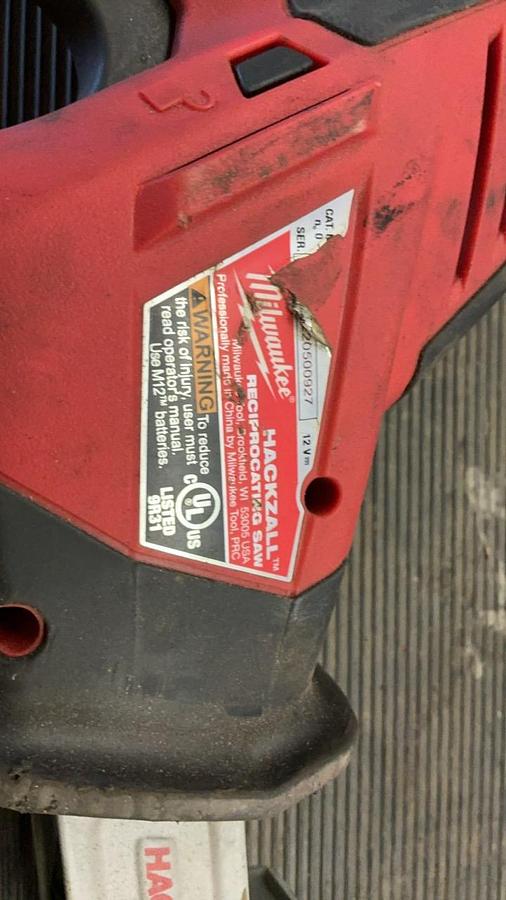 Used Milwaukee Impact and Reciprocating Saw Set