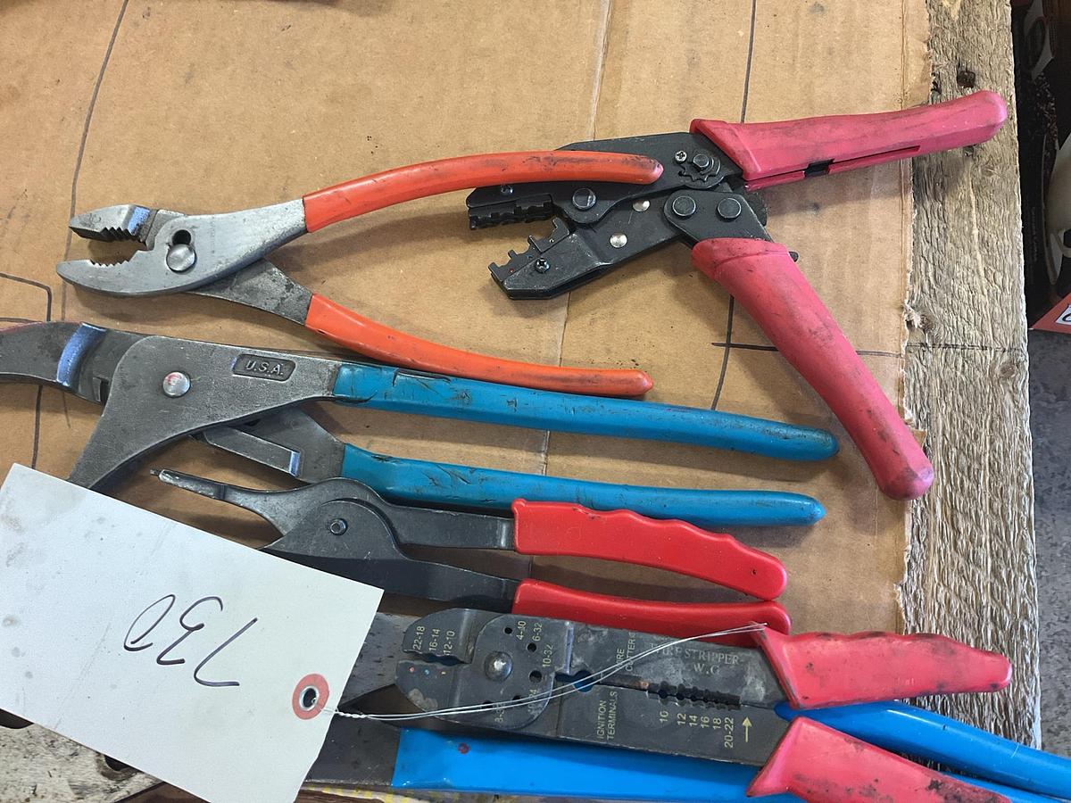 Used Snap Ring Pliers and Filter Wrench