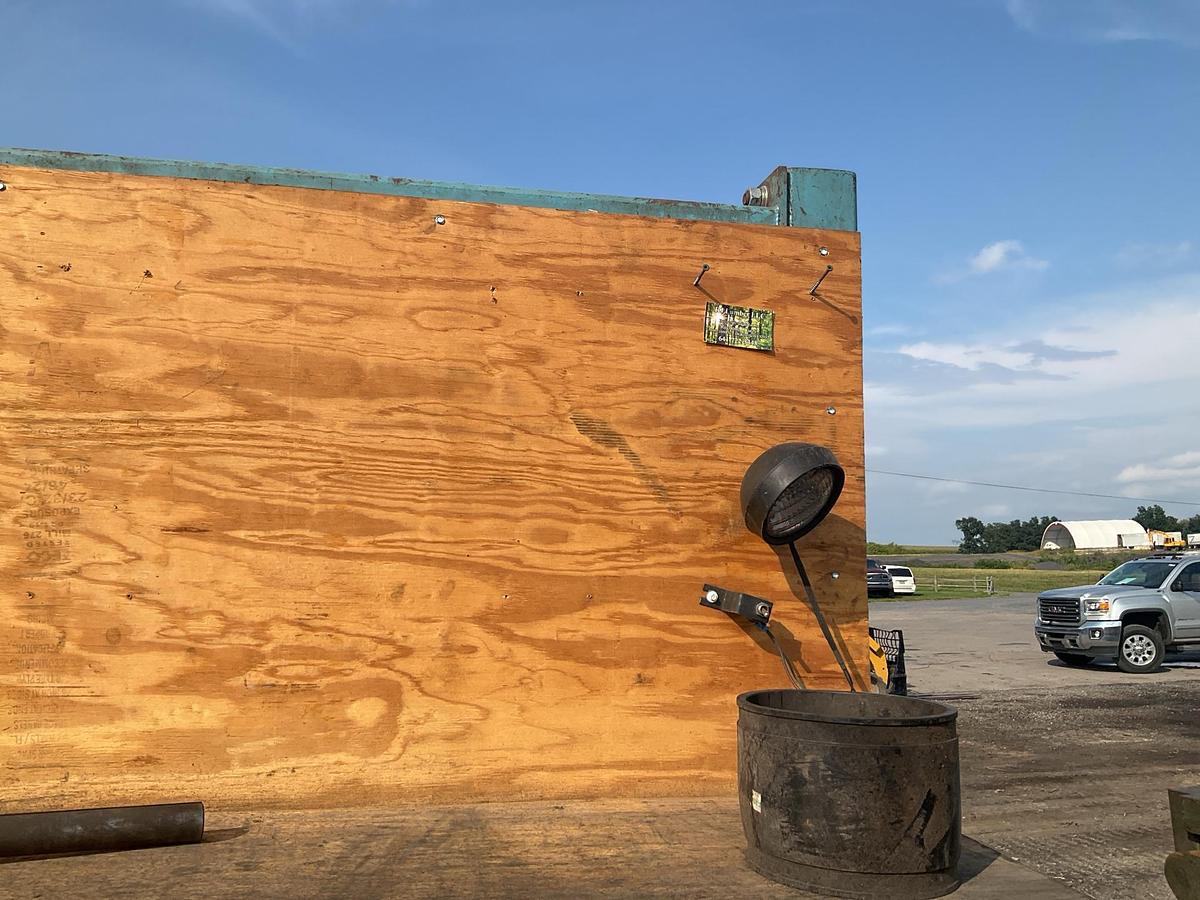 Used Armstrong Hammering Bench with Stretcher Roller and Welding Clamp