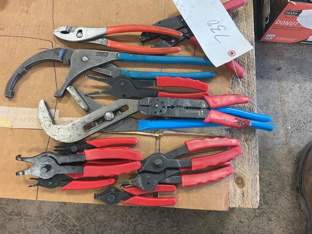 Used Snap Ring Pliers and Filter Wrench