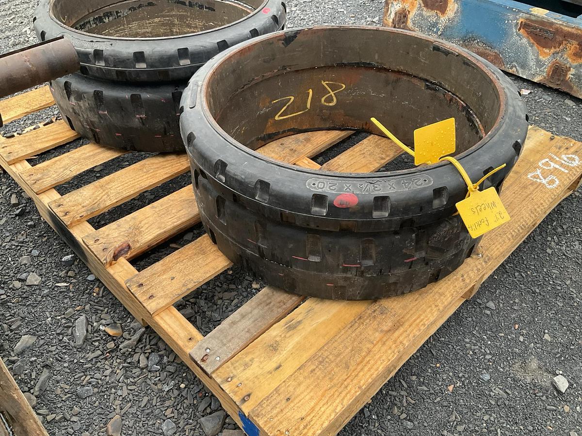 Used Forklift Wheel Replacement Tires
