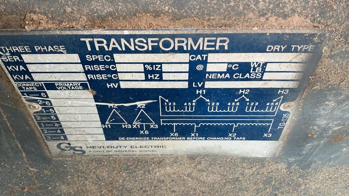 Used Allen Bradley Centerline Motor Control Center and Transformer