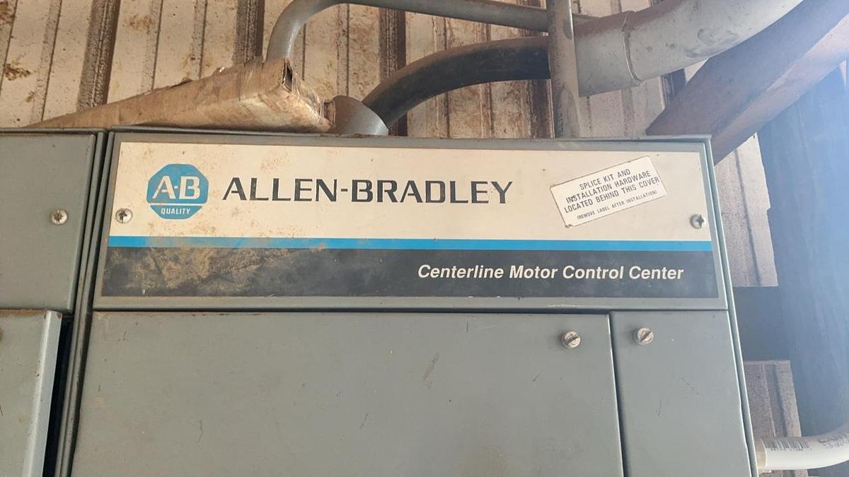 Used Allen Bradley Centerline Motor Control Center and Transformer