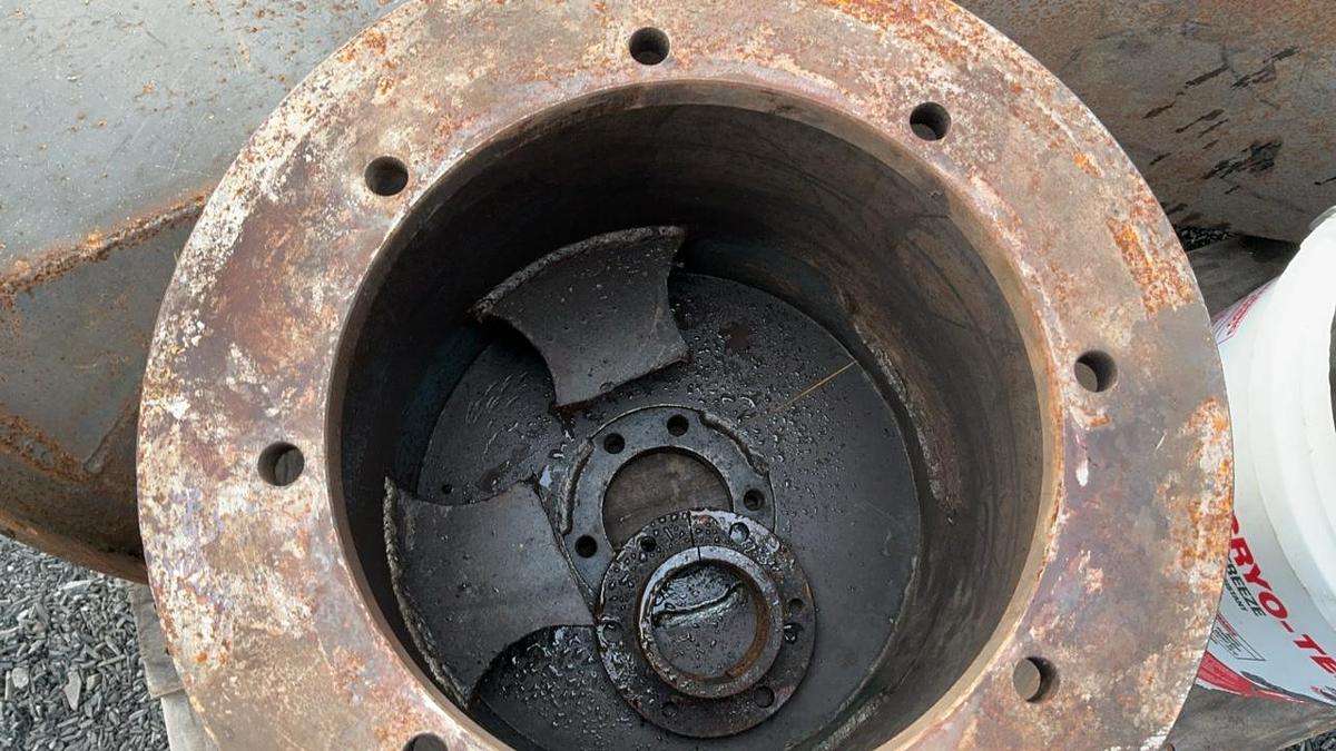 Used Cable Drum and Elbow