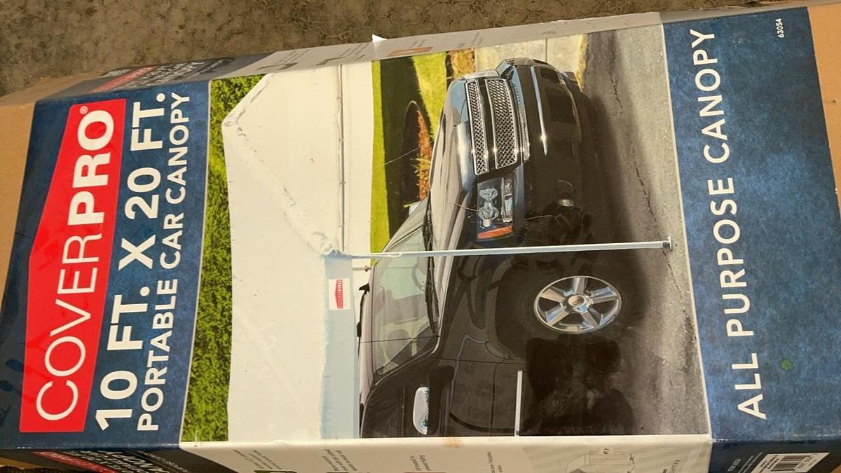 Used Coverpro Portable Car Canopy