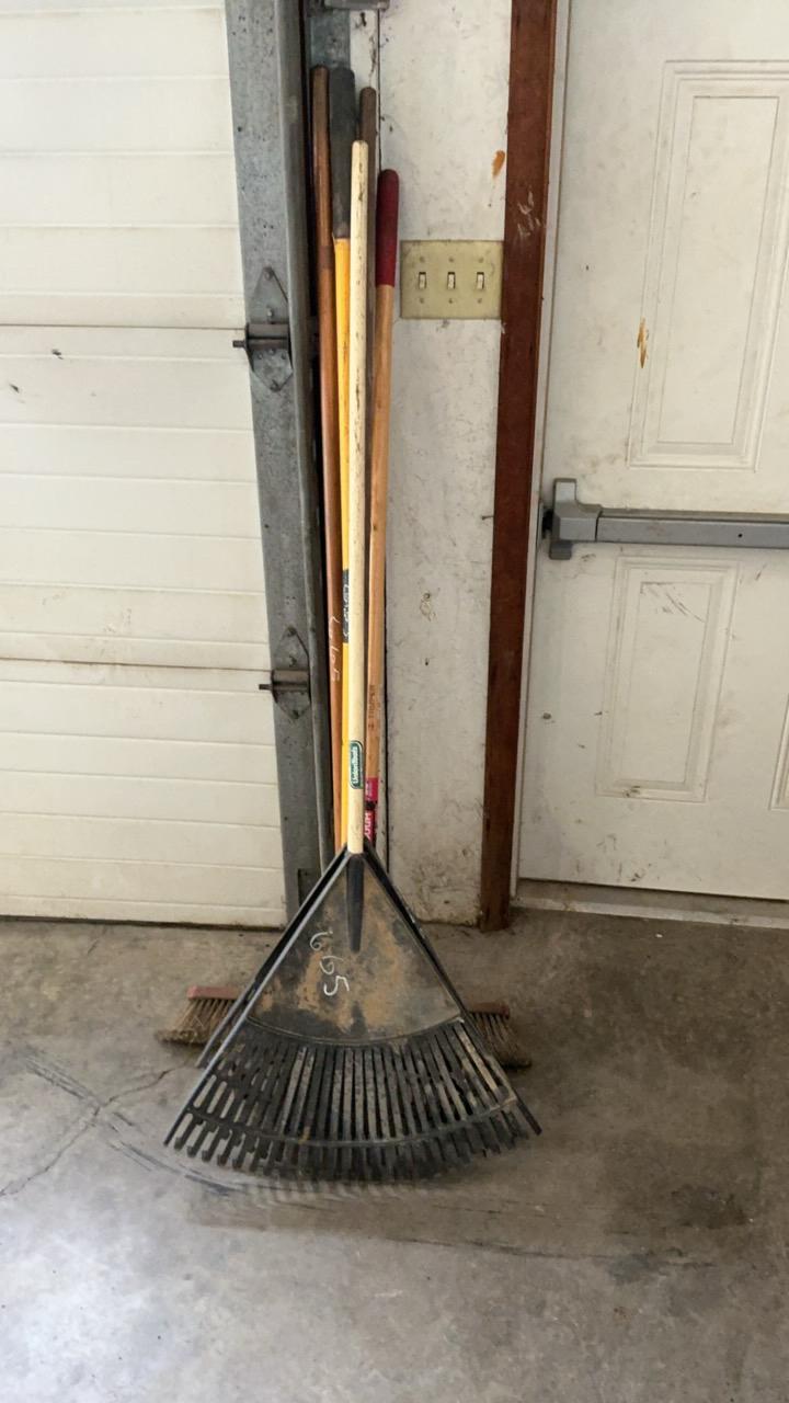 Used Rakes and Broom