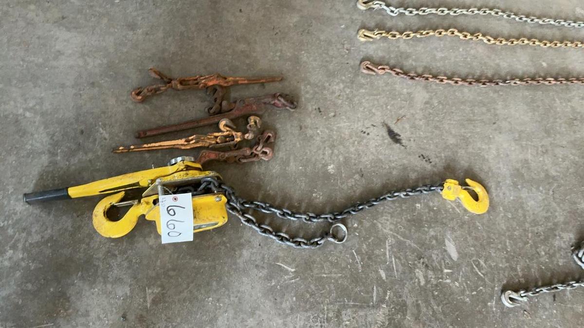 Used Lever Hoist and Lever Binders
